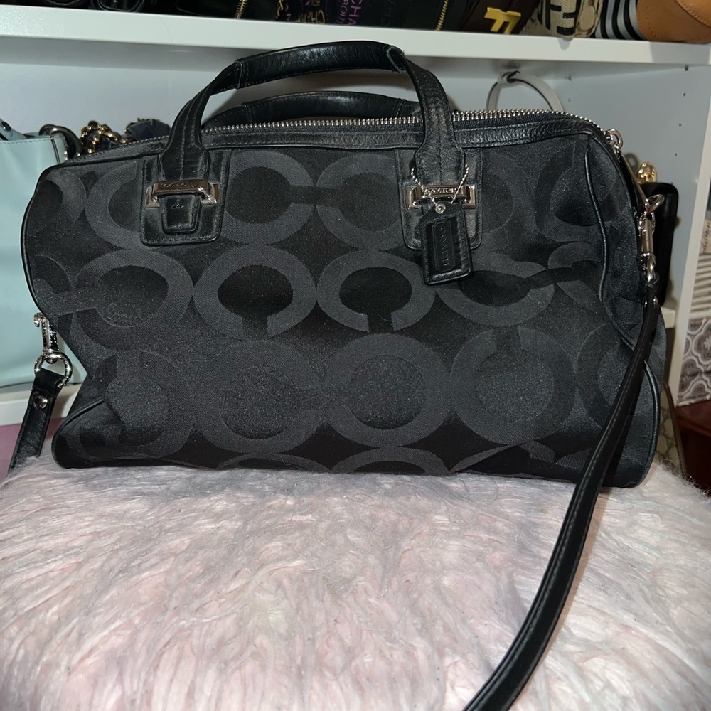 Coach Taylor Art Satchel Black